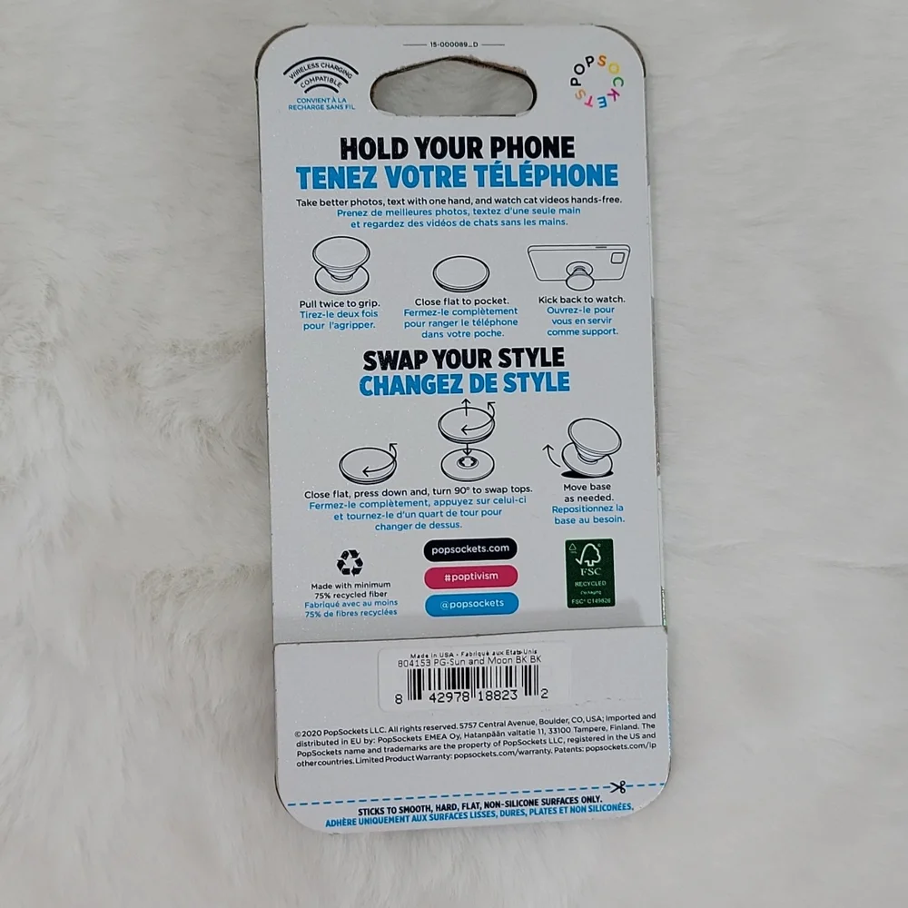 Pop Sockets Pop Grip Sun and Moon